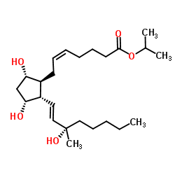 15(S)-15-methyl Prostaglandin F2α isopropyl ester structure