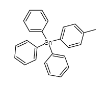 triphenyl(p-tolyl)tin Structure