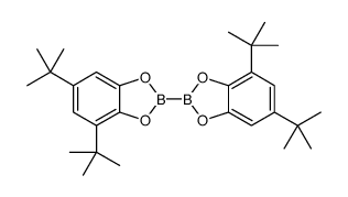 4,6-ditert-butyl-2-(4,6-ditert-butyl-1,3,2-benzodioxaborol-2-yl)-1,3,2-benzodioxaborole结构式