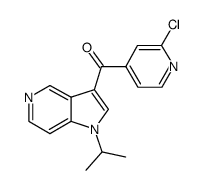 (2-Chloropyridin-4-Yl)(1-Isopropyl-1H-Pyrrolo[3,2-C]Pyridin-3-Yl)Methanone structure