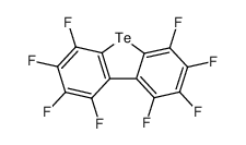 octafluorodibenzotellurophene Structure