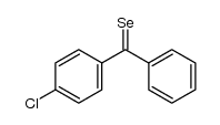 (4-chlorophenyl)(phenyl)methaneselenone结构式