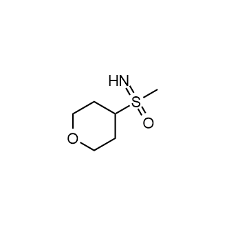 Imino(methyl)(tetrahydro-2H-pyran-4-yl)-l6-sulfanone Structure