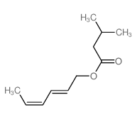 [(2E,4Z)-hexa-2,4-dienyl] 3-methylbutanoate Structure