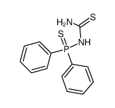 1-(Diphenylphosphinothioyl)thiourea structure