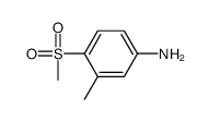 Benzenamine, 3-Methyl-4-(Methylsulfonyl)- Structure