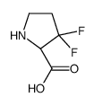 Proline, 3,3-difluoro- (9CI) structure