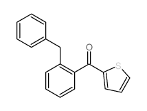 (2-benzylphenyl)-thiophen-2-yl-methanone结构式