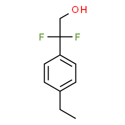 2-(4-ethylphenyl)-2,2-difluoroethan-1-ol Structure