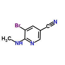 5-Bromo-6-(methylamino)nicotinonitrile Structure