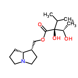 (2S,3S)-2,3-Dihydroxy-2-isopropylbutanoic acid [(1R,7aR)-hexahydro-1H-pyrrolizin-1-yl]methyl ester picture