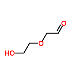 (2-Hydroxyethoxy)acetaldehyde Structure