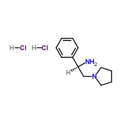 (R)-ALPHA-PHENYL-1-PYRROLIDINEETHANAMINE结构式