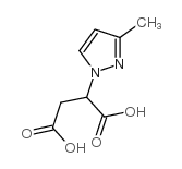 2-(3-methylpyrazol-1-yl)butanedioic acid Structure