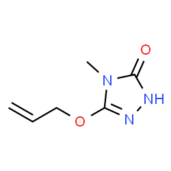 3H-1,2,4-Triazol-3-one,2,4-dihydro-4-methyl-5-(2-propenyloxy)-(9CI)结构式