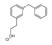 2-(1-benzylpyridin-1-ium-3-yl)ethanol,chloride结构式