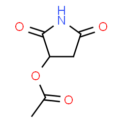 2,5-Pyrrolidinedione,3-(acetyloxy)-(9CI) structure