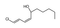 (5S)-1-chlorodeca-1,3-dien-5-ol Structure