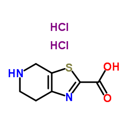 4,5,6,7-Tetrahydro[1,3]thiazolo[5,4-c]pyridine-2-carboxylic acid dihydrochloride Structure