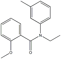 N-乙基-2-甲氧基-N-(3-甲基苯基)苯甲酰胺图片