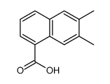 6,7-dimethylnaphthalene-1-carboxylic acid结构式