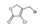 3-(bromomethyl)-4-chloro-2H-furan-5-one结构式