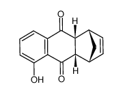 rel-(1S,4R,4aS,9aR)-5-Hydroxy-1,4-methano-9,10-dioxo-1,4,4a,9,9a,10-hexahydroanthracene结构式