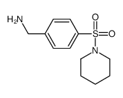 (4-(PIPERIDIN-1-YLSULFONYL)PHENYL)METHANAMINE structure