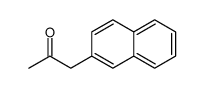 1-naphthalen-2-ylpropan-2-one结构式