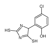 5-(5-chloro-2-hydroxyphenyl)imidazolidine-2,4-dithione Structure
