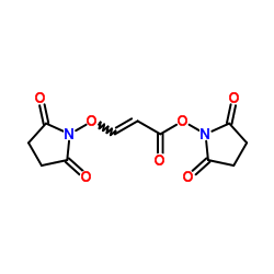 (E)-2,5-dioxopyrrolidin-1-yl 3-(2,5-dioxopyrrolidin-1-yloxy)acrylate structure