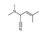 3-Pentenenitrile,2-(dimethylamino)-4-methyl-(9CI) structure