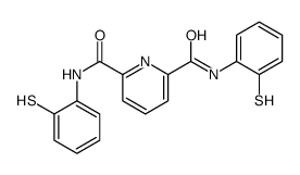 2-N,6-N-bis(2-sulfanylphenyl)pyridine-2,6-dicarboxamide Structure