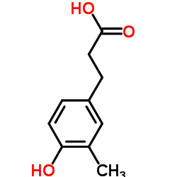 3-(4-Hydroxy-3-methylphenyl)propanoic acid Structure