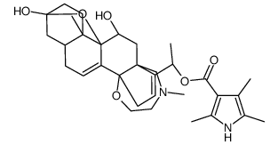 Batrachotoxinin A,20-(2,4,5-trimethylpyrrole-3-carboxylate)结构式