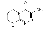 6,7,8,9-Tetrahydro-3-methyl-4H-pyrimido[2,1-c][1,2,4]triazin-4-one结构式