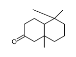 (4aR,8aS)-5,5,8a-trimethyl-3,4,4a,6,7,8-hexahydro-1H-naphthalen-2-one结构式