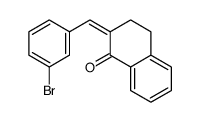 2-[(3-bromophenyl)methylidene]-3,4-dihydronaphthalen-1-one Structure