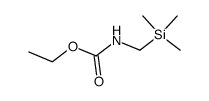 Trimethylsilylmethyl-carbamidsaeure-ethylester Structure