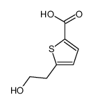 5-(2-hydroxyethyl)thiophene-2-carboxylic acid structure