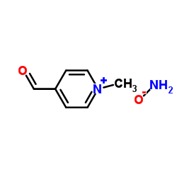 Pyridinium, 4-formyl-1-methyl-, oxime, (Z)- (8CI) structure