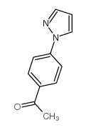 4-(1-吡唑基)苯乙酮结构式