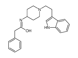 N-[1-[2-(1H-indol-3-yl)ethyl]piperidin-4-yl]-2-phenylacetamide结构式