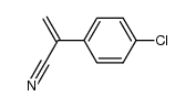 2-(4-Chlorophenyl)-2-propenenitrile Structure