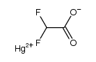 difluoro-acetic acid , mercury (II)-salt结构式