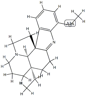 1,2-Didehydro-17-methoxyaspidospermidine结构式