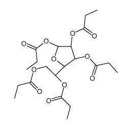 .beta.-D-Glucofuranose, pentapropanoate structure