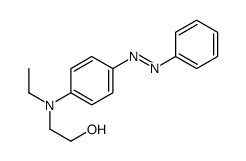 Ethanol, 2-[ethyl[4-(2-phenyldiazenyl)phenyl]amino]-结构式