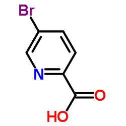 5-Bromo-2-pyridinecarboxylic acid structure