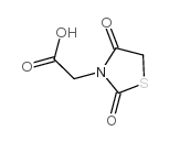 2-(2,4-Dioxothiazolidin-3-yl)acetic acid structure